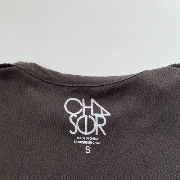 Chaser Love Skull Tank Top Sz S Brown E-Girl Grunge Rocker Punk Concert Hearts - Picture 3 of 7